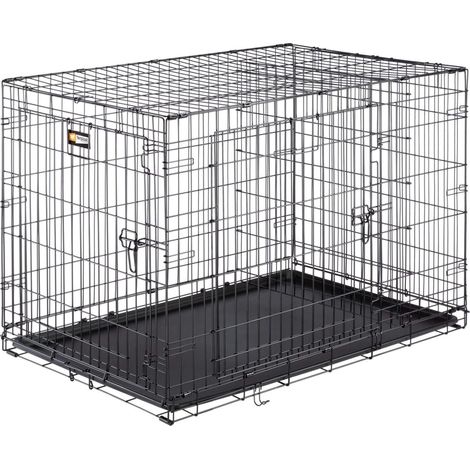 Ferplast DOG INN Box pieghevole per cani in varie misure.. Variante DOG-INN 105 - Misure: 108.5 x 72.7 x h 76.8 cm - Nero