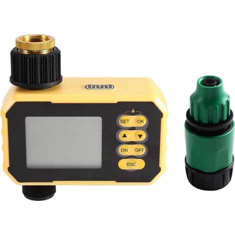 WiFi intelligent Solar arroseur minuterie d arrosage rechargeable pluie Delay manuel et arrosage automatique pour (1/5)