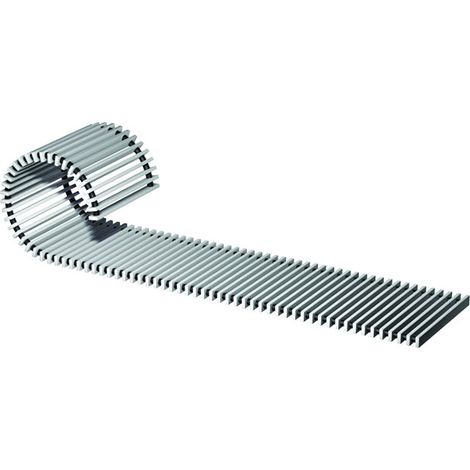 Showerdrain Public 110 Rollrost aus Kunststoff weiß, Länge = 1500 mm