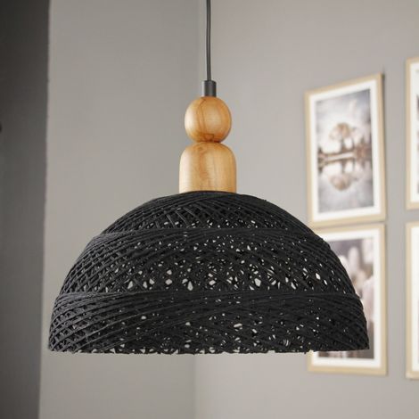 bamyum Yimpi Bohem Suspension Luminaire en Metal de 30cm, Lustre Salon, Cuisine, Chambre, Salle à Manger, Couloir Lampe Ronde E27, Éclairage Intérieur
