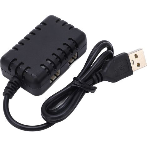 Chargeur double USB avec voyant pour batteries LiPo 7.4V - Compatible voitures et bateaux RC Wltoys (1/5)