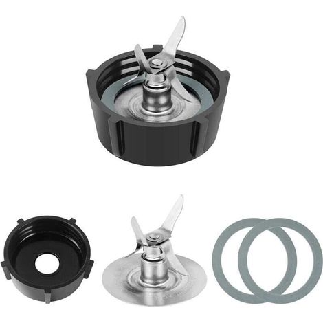 Gummi-O-Ring für Mixermesser mit Topffuß und Fusion 4-Zinken-Messer, 2 Stück - Crezuo