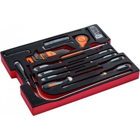 BAHCO - Jeu de clés et tvis, module pour 4750RCHD01 Caisse rigide à usage intensif -56pc