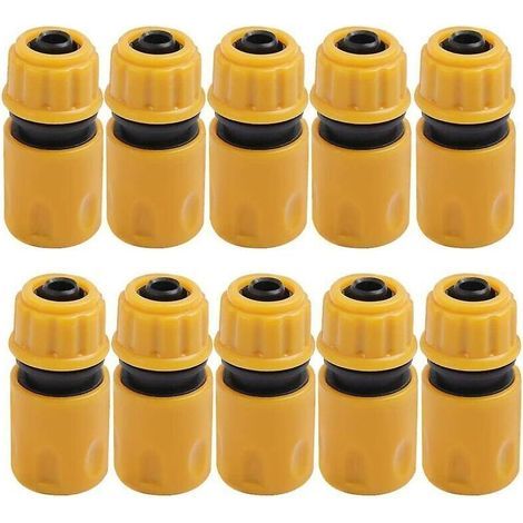 Embout Tuyau D'arrosage 10pcs, Raccord Tuyau D'arrosage, Jardin en Plastique Raccords d'Arrosage Rapides, Raccord Arrosage, Embout Arrosage, Raccord Tuyau, Jardin Raccords d'Arrosage Rapides