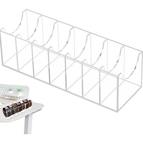 Belt Storage Box, Closet Belt Organizer, Acrylic Belt Closet Storage, Multi-Use Tie Rack, Clear Container, Display Holder, Drawer Accessories (1/5)