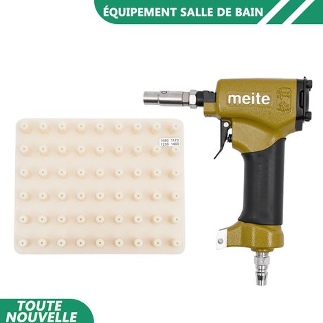 WAOBDLA Pneumatic Nailer outil puissant avec 54-Nails Nail Board pour le travail d'onglage du bois (1/5)