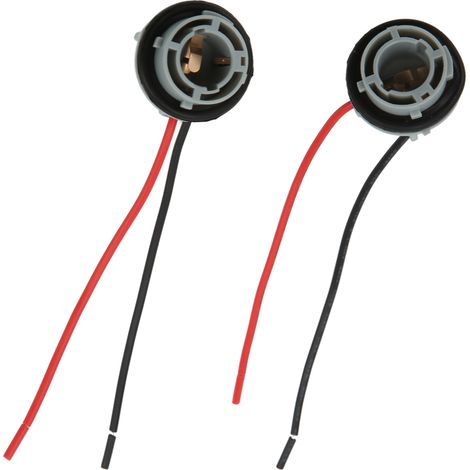 2-teilige Lampenfassung mit Kabel, leichter und tragbarer ABS-Buchsenstecker, einfach zu installierendes Verdrahtungsset (1/5)