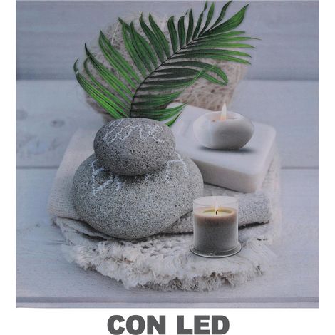Quadro LED Zen cm40x2,3x40 (1/2)