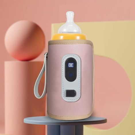 Dailygoods - Calentador portátil de comida para bebés con conexión USB y pantalla LCD (1/5)