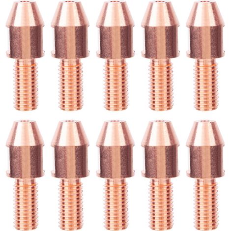 10 embouts de soudure M12 en cuivre, buse submergée pour arc, accessoires pour poste à souder (1/5)