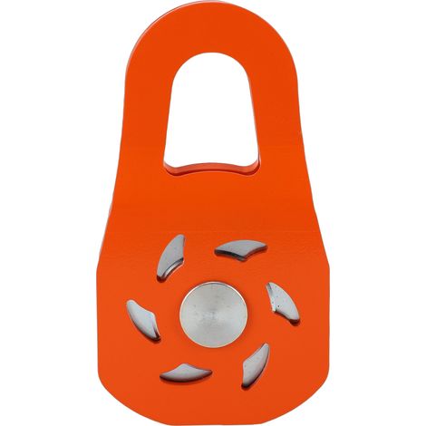 Bloc d'arrachage de treuil de 10 tonnes, poulie de remorquage de 22 000 lb pour corde synthétique, câble en acier, ATV UTV camion tracteur Orange (1/5)