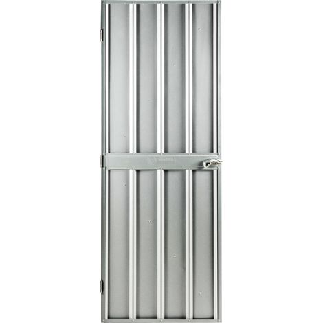 Globel Industries Zusatzschwingtüre "176 x 66" für Globel Industries Gerätehauser "Skillion" "Dream" und "Lean-To", silber metallic, 176 x 66 cm (1/4)