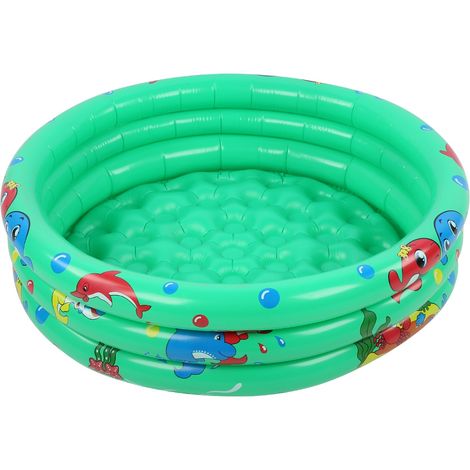 Rundes, aufblasbares Planschbecken für Babys und Kleinkinder, tragbar, kleines Gewächshaus, für drinnen und draußen, für Kinder, Mädchen und Jungen, 90 cm / 35,4 Zoll