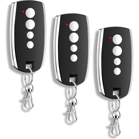 King Gates STYLO, STYLO2K, STYLO4K Ersatz-Garagentor-Fernbedienungen – 3er-Pack, 433,92 MHz, 4 Kanäle, Rolling Code (1/5)