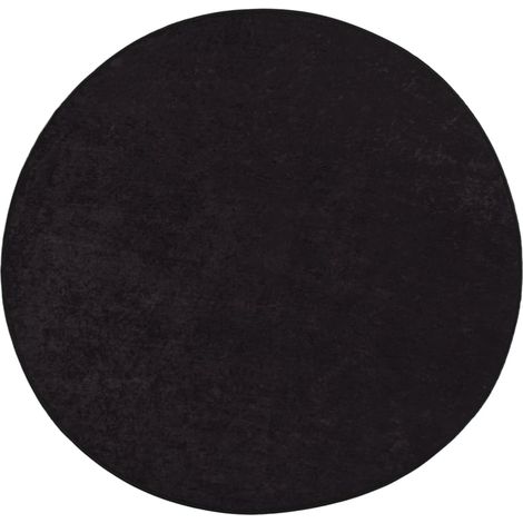 Alfombra lavable gris antracita φ120 cm vidaXL