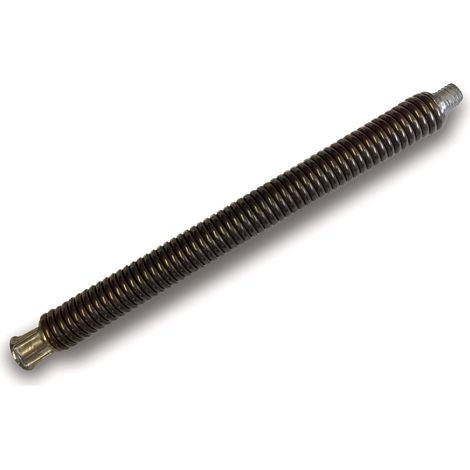 Kibros – Ressort de départ flexible en acier 230mm – Adaptable sur hérissons et cannes de ramonage – Diamètre 20mm pour passages coudés