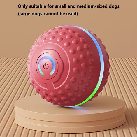 1 Balle rebondissante automatique pour chien, balle sauteuse pour amuser, rechargeable par USB, convient aux chiens de petite et moyenne taille (1/5)