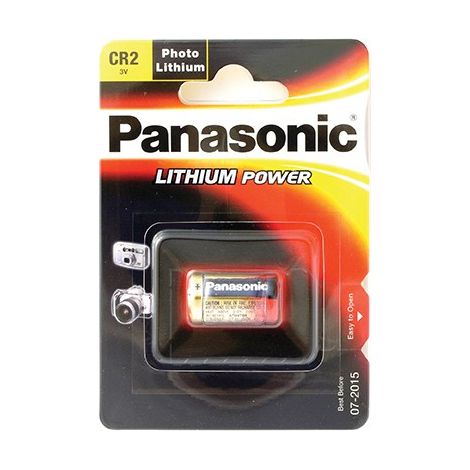 Panasonic – Pile lithium CR2 3V – Haute puissance – Utilisation de -40°C à +70°C – Idéale pour appareils photo et détecteurs de fumée (1/10)