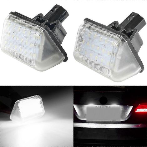 Paire d'éclairages de plaque d'immatriculation à LED, compatible Canbus, sans erreur, pour MAZDA SPEED 6 CX5 CX7 Atenza Mazdaspeed Mazda6 MPS (1/5)