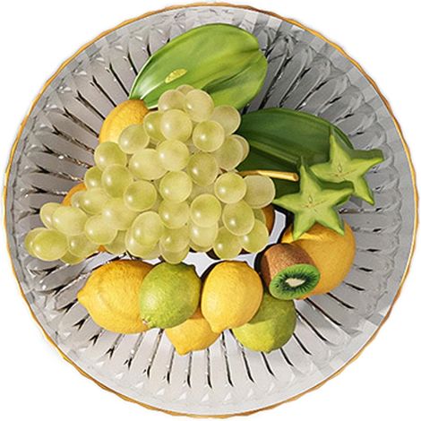 Porte-fruits pour table de cuisine, porte-fruits de sol - Conteneur pour plateau de fruits, bol pour produits, pièce maîtresse moderne Plateau de service pour fruits, Décoration pour la (1/5)
