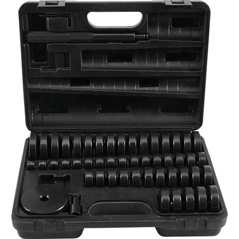 Disques de montage pour roulements et joints spi – Ø 18-65 mm et Ø 74 mm – Poignée métallique 180 mm – Pour presses hydrauliques