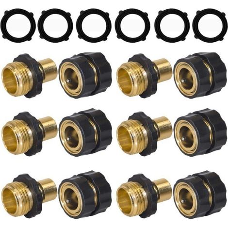 Conector rápido para manguera de jardín