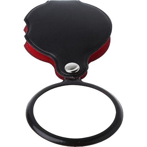 Loupe de poche pliable miniature 10x 50 mm pour bijoux, loupe d'observation. (1/4)