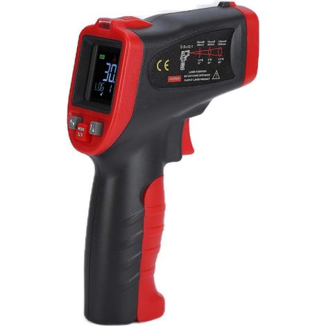 WT323 Farb-LCD-Infrarot-Thermometer Typ K, Thermoelement-Temperaturpistole, berührungslos, industrietauglich
