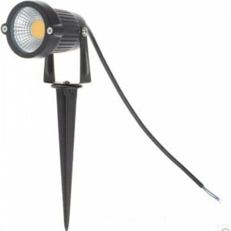 Projecteur Haute Tension 5w LED Blanc Chaud Projecteur de Jardin Réglable Eclairage Extérieur Jardin Terrasse (1/4)