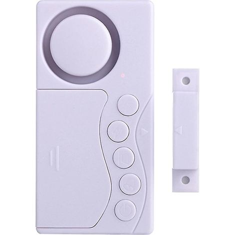 Alarme de porte avec détecteur d'ouverture de porte sans fil à délai réglable (3/15/30/60 secondes) pour la sécurité des enfants, de la maison et des magasins. (1/2)