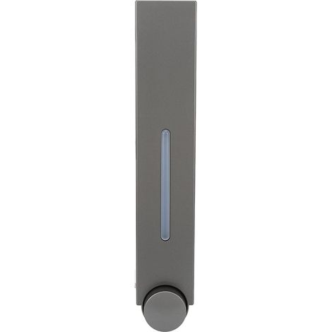 Dispensador de champú/gel de ducha sin necesidad de taladrar, dispensador de jabón manual de pared apto para hogares, baños, cocinas y hoteles (gris, 2885 cm) (1/5)