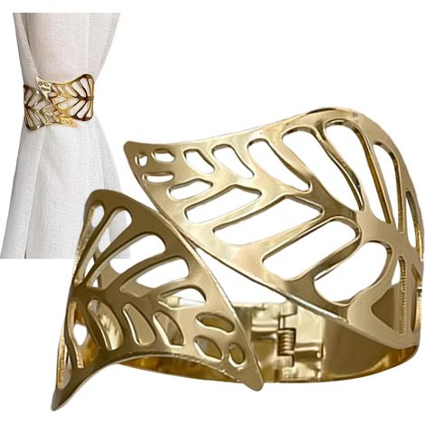 d embrasse en forme de feuille Supports de rideaux (1/5)