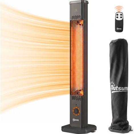 Outsunny Riscaldatore Elettrico a Infrarossi 2000 W, IP65 (1/5)