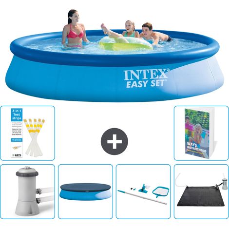 Intex Piscina Easy Set Rotonda - 396x84 cm - 7-pezzi  S241