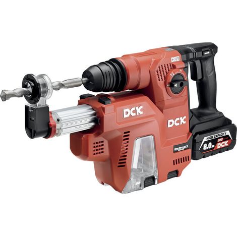 Kit perforateur burineur sans fil - DCK - 20 V - Avec aspiration