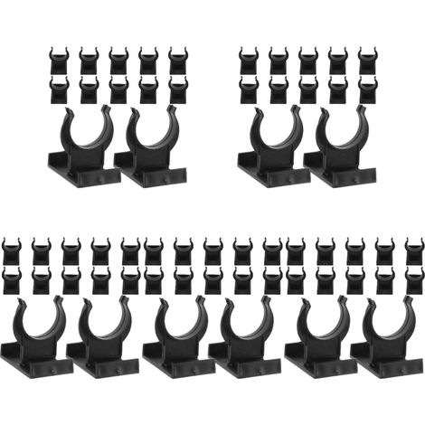 60 jeux de clips fixation en plastique pour pieds meubles cuisine (1/5)