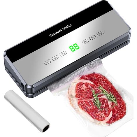 Scelleuse sous vide, Contrôle tactile, Coupeur intégré, Style A -120W (1/2)