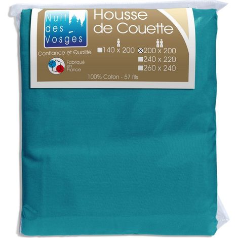 Housse de Couette Coton Canard 200 x 200 cm (1/2)
