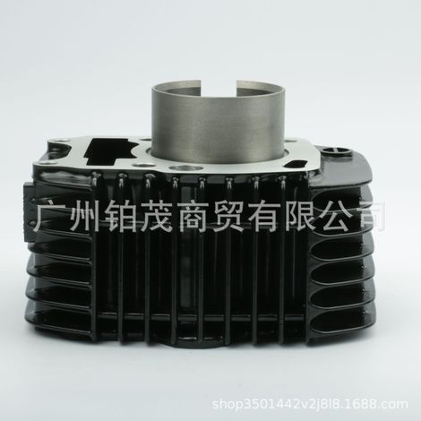 Kit cylindre 52,4 mm pour moto d'Asie du Sud-Est WAVE125, piston et bloc-cylindres noirs WAVE125 KPH. (1/4)