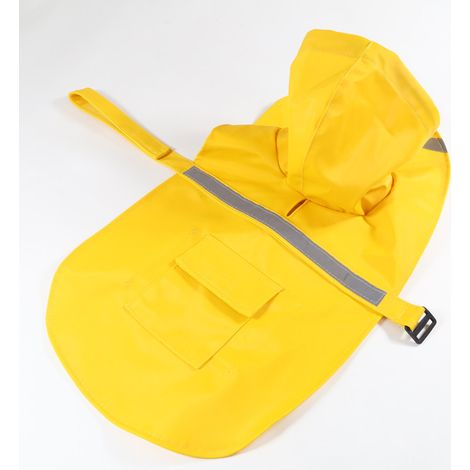 Imperméable à capuche pour chien, poncho imperméable pour chiens de petite à grande taille et chiots (1/4)
