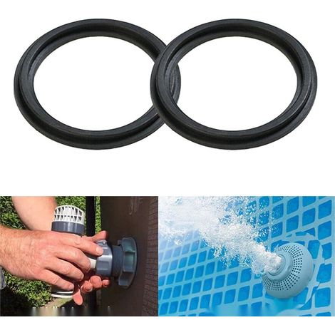 2x Pièce de rechange joints pour valve de plongée Intex 10745 - Pièce de rechange pour rondelle en caoutchouc de piscine (1/5)