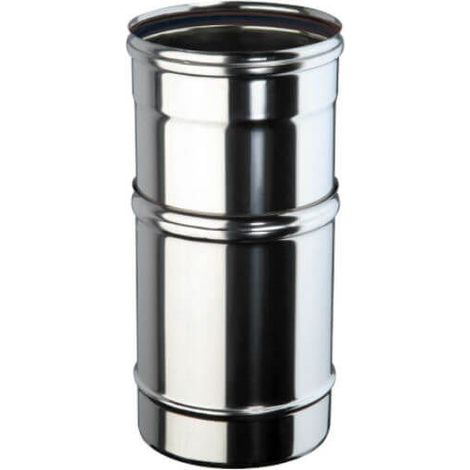 Raccordo telescopico in acciaio inox da 25 a 39 cm 130 mm 130 mm