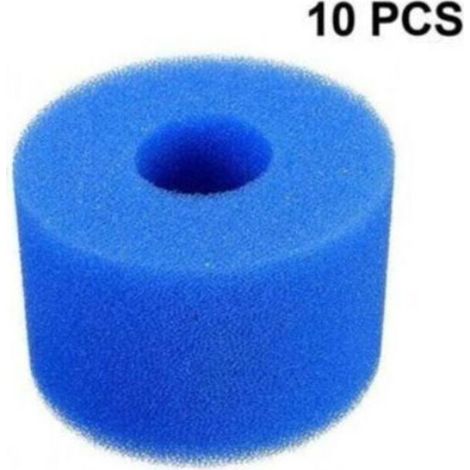 Filtre Spa en Mousse, Lavable Type S1 et Type VI, fabriqué en France, Compatible avec Intex, Bestway, Filtration optimale (1/3)