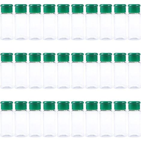 30 Stück Gewürzflaschen aus Kunststoff (1/3)