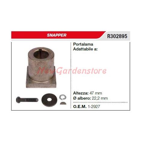 Portalama supporto mozzo lama SNAPPER tagliaerba rasaerba R302895 1-2927