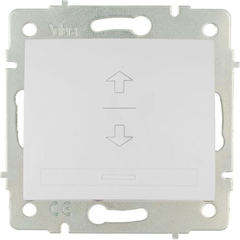 Interrupteur Pour Volet 10a 250v Blanc S. Europa Solera Erp21 (1/3)