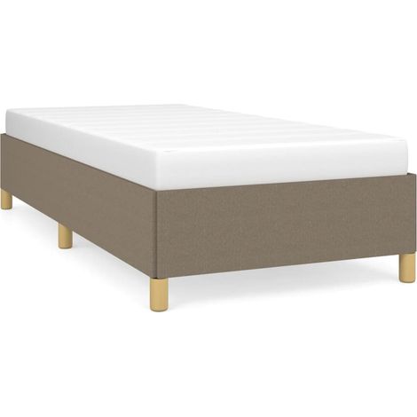 Maison Exclusive - Giroletto senza Materasso Tortora 80x200 cm Tessuto
