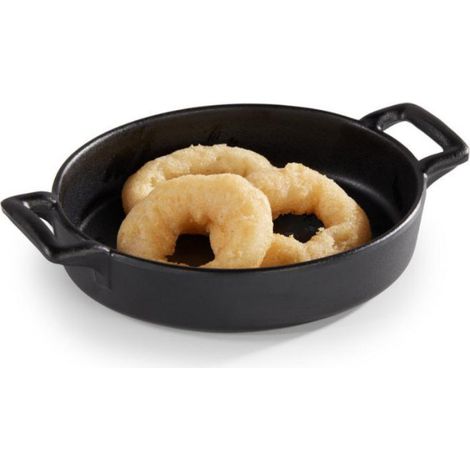 Mini Cocotte Ovale Mélamine Noire 18 x 13 cm - Pujadas