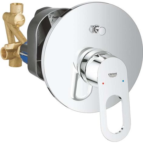 Grohe BauLoop - Badewanne Einhebelmischer - Unterputz, verchromt 29081000 (1/3)