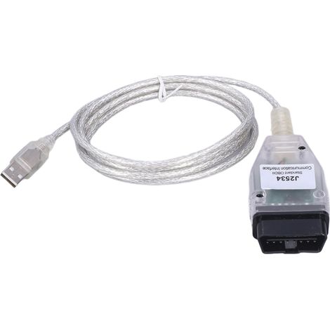 Câble diagnostic OBD2 MINI VCI J2534 K-Line ISO 9141 KWP2000 ISO14230 SAE J1850 PWM, connecteur de test auto pour véhicules, outil de scan électronique. (1/5)